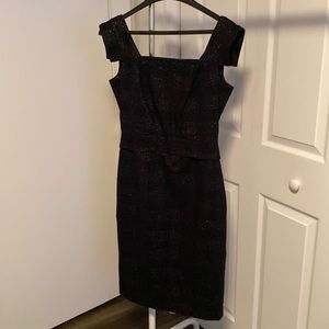 Club Monaco black dress with sparkle